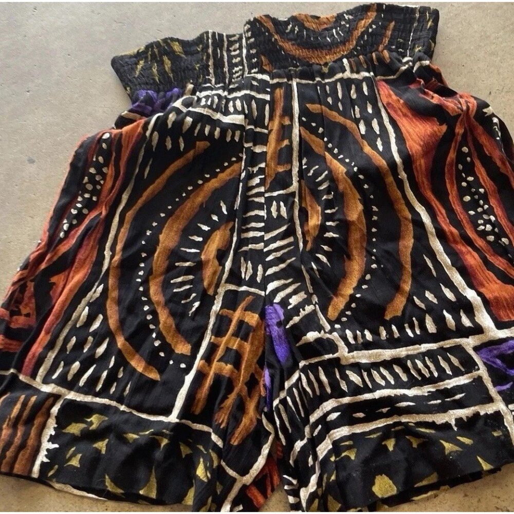 Vintage Index by Melrose Shorts Women’s Sz M Multicolor Design Aztec Shorts